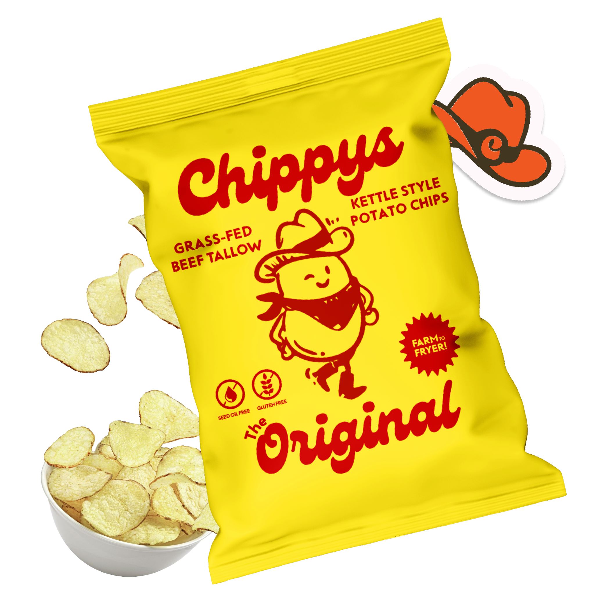 Grass-Fed Beef Tallow Potato Chips – Chippys